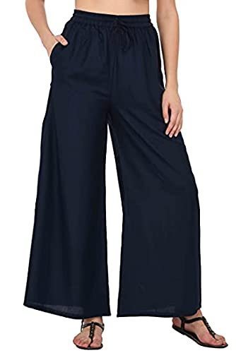 31XOf1VVWQL.jpg GIRLYZ Attire Fashionable Trendy Stylish Sarina Fabric Ankle Length Palazzo Free Size - Image 1