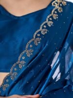 Women's Silk Blend Saree - Image 2