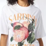 Women Graphic Print Boxy Fit Crew-Neck T-Shirt